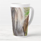 Tasse Latte Tan Coloré Shetland Pony, (Angle droit)
