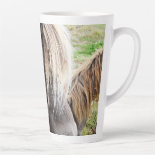 Tasse Latte Tan Coloré Shetland Pony,