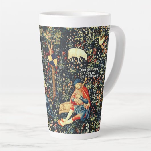 Tasse Latte Tapisserie de la Renaissance médiévale Bergers et (Angle droit)