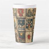 Tasse Latte Tarot vintage (Devant)