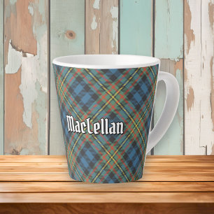 Tasse Latte Tartan ancien du clan MacLellan