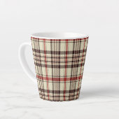Tasse Latte Tartan Brown (Angle gauche)