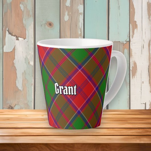 Tasse Latte Tartan Clan Grant