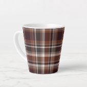Tasse Latte Tartan coloré (Angle gauche)