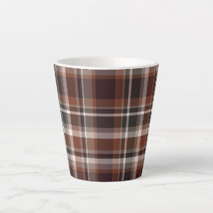 Tasse Latte Tartan coloré