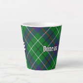 Tasse Latte Tartan du clan Duncan (Devant)