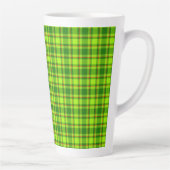 Tasse Latte Tartan rouge vert À damiers Motif plaid-55788 (Droite)