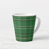 Tasse Latte Tartan vert (Angle droit)