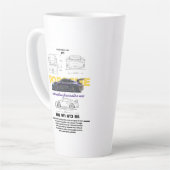 Tasse Latte Tasa Porsche GT3 RS (Angle gauche)