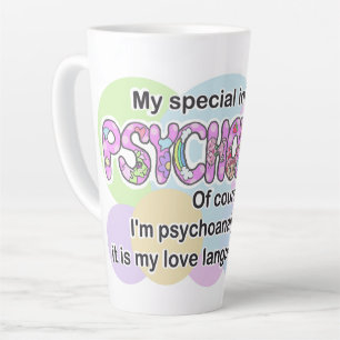 Tasse Latte Tasse, Langage de l'amour Psychologie (TDAH, Autis