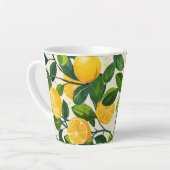Tasse Latte "Tasses d'Espresso Citron Bliss" (Angle gauche)