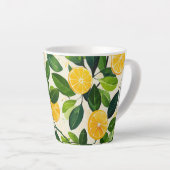 Tasse Latte "Tasses d'Espresso Citron Bliss" (Angle droit)