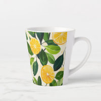 "Tasses d'Espresso Citron Bliss"