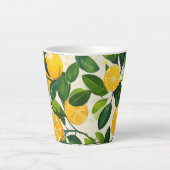 Tasse Latte "Tasses d'Espresso Citron Bliss" (Devant)