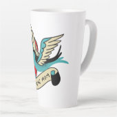 Tasse Latte Tatouage de maman génial (Angle droit)
