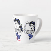 Tasse Latte Tattoo Girl Arm Up Thunder_Cove (Angle droit)