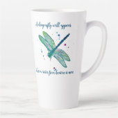 Tasse Latte Taupe des libellules (Droite)