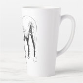 Tasse Latte Taureau de vacances, Regard stable (Droite)