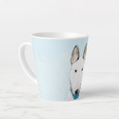Tasse Latte Taureau Terrier - Cute Original Chien Art (Angle gauche)
