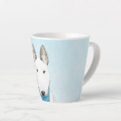 Tasse Latte Taureau Terrier - Cute Original Chien Art (Angle droit)