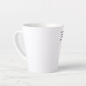 Tasse Latte Taza de amor propio (Angle gauche)