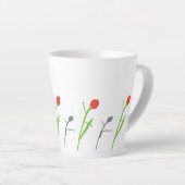 Tasse Latte Taza de café latte (Angle droit)
