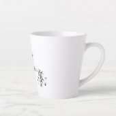 Tasse Latte Taza de café latte (Droite)