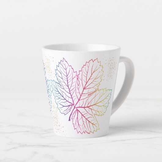 Tasse Latte Taza de café latte (Angle droit)