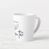 Tasse Latte Taza de café latte (Angle droit)