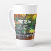 Tasse Latte taza de café latte (Angle gauche)