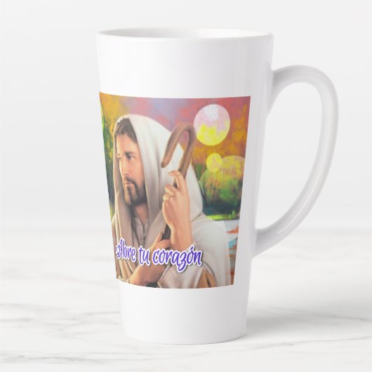Tasse Latte taza de café latte (Droite)