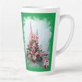 Tasse Latte Taza De Café Latte Bodegón de flores (Droite)