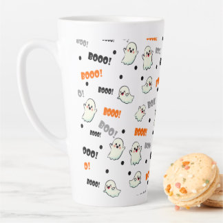 Tasse Latte Taza de Café Latte Happy Little Fans