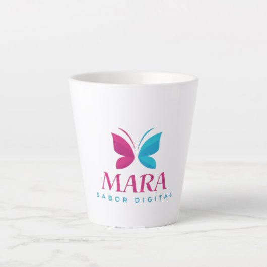 Tasse Latte Taza de Café Latte – Mara Sabor para Disfrutar (Devant)