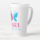 Tasse Latte Taza de Café MARA – Sabor Digital (Angle droit)