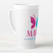 Tasse Latte Taza de Café MARA – Sabor Digital (Angle gauche)
