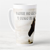 TASSE LATTE TAZA GRANDE DE CAFE PARA PAPA (Angle gauche)