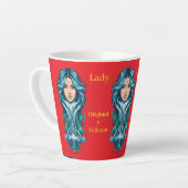 Tasse Latte Taza Lady Acuario – Tu signo en cada sorbo (Angle gauche)