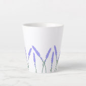 Tasse Latte Taza personnalisable con lavandas (Devant)