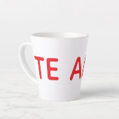 Tasse Latte Taza TE AMO (Angle gauche)