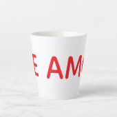 Tasse Latte Taza TE AMO (Devant)