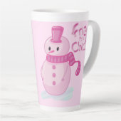 Tasse Latte Tazas para café latte con muñeco de nieve (Angle droit)