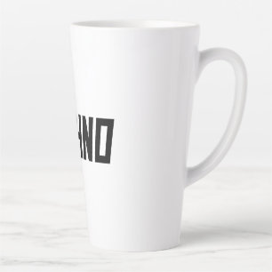 Tasse Latte TECHNO Music