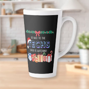 Tasse Latte Techs Père Noël