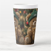 Tasse Latte Teddy Bear Coffee 2025 Christmas (Devant)
