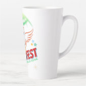 Tasse Latte TEKNOFEST Conception de fusée - Aviation et Techno (Droite)
