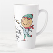 Tasse Latte Temps au Chocolat Chaud (Droite)