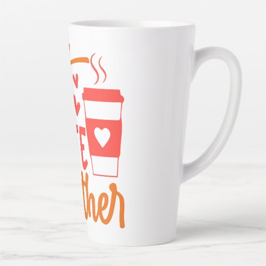 Tasse Latte Temps chaud en lattes (Droite)