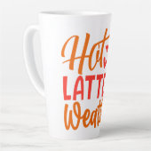 Tasse Latte Temps de Latte Chaud (Angle gauche)