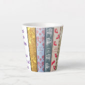Tasse Latte Temps de lire Jane Austen (Devant)